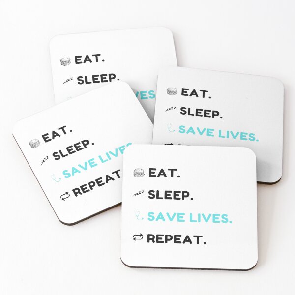 Item preview, Eat sleep save lives repeat, keep calm and save lives, nurse,  designed and sold by oufa.