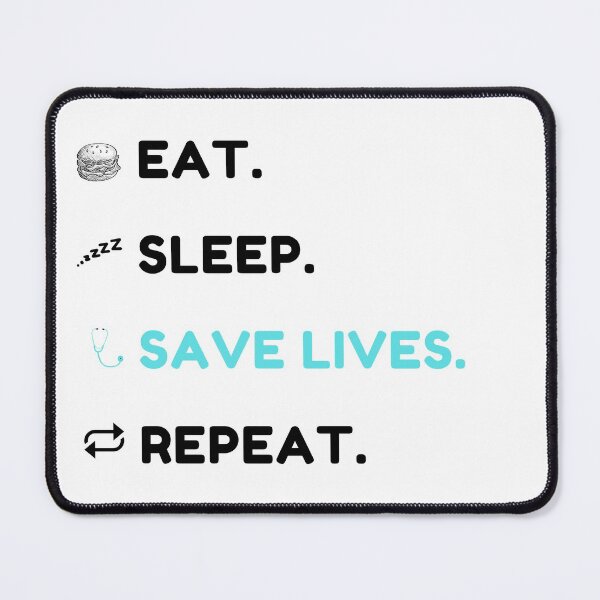 Item preview, Eat sleep save lives repeat, keep calm and save lives, nurse,  designed and sold by oufa.