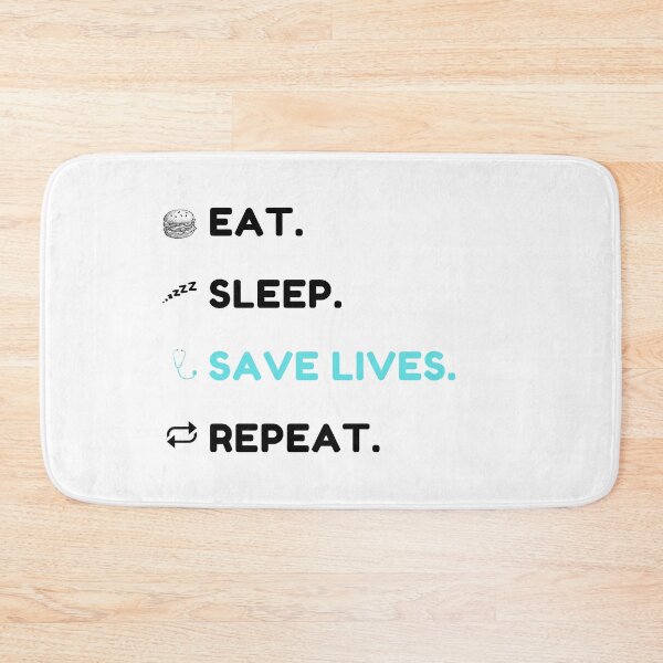 Item preview, Eat sleep save lives repeat, keep calm and save lives, nurse,  designed and sold by oufa.
