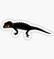 Red Eyed Croc Skink Sticker