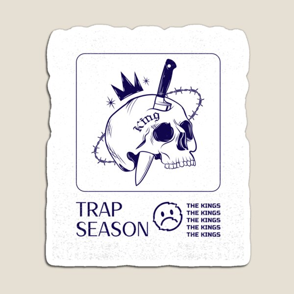 Item preview, Temporada de trampas Los Reyes. Diseño de calavera designed and sold by Dim0107.