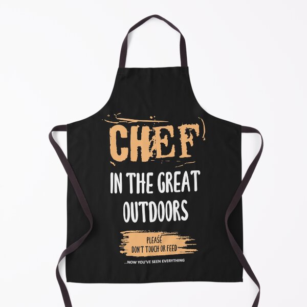 Item preview, Chef in the Great Outdoors. Chefs/Cooks funny sayings on T-Shirt, Sticker, Poster. designed and sold by funnycolors.