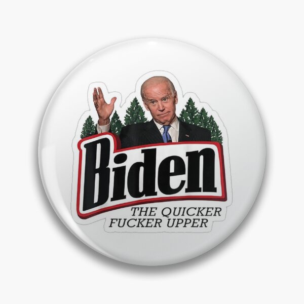 Item preview, BIDEN THE QUICKER FUCKER UPPER STICKER JOE BIDEN LIBERAL STICKER designed and sold by RealPatriot1776.