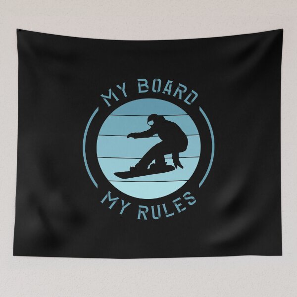 Item preview, Snowboarding Winter Sports / Snowboarder Snow Board Rules design designed and sold by CreatedByHeidi.