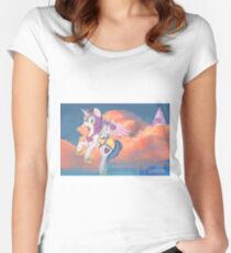 lybon Women's Fitted Scoop T-Shirt