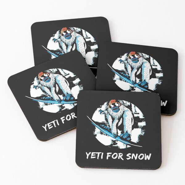 Item preview, Snowboarding Yeti for Snow / Snowboarder Winter Sports Art design designed and sold by CreatedByHeidi.