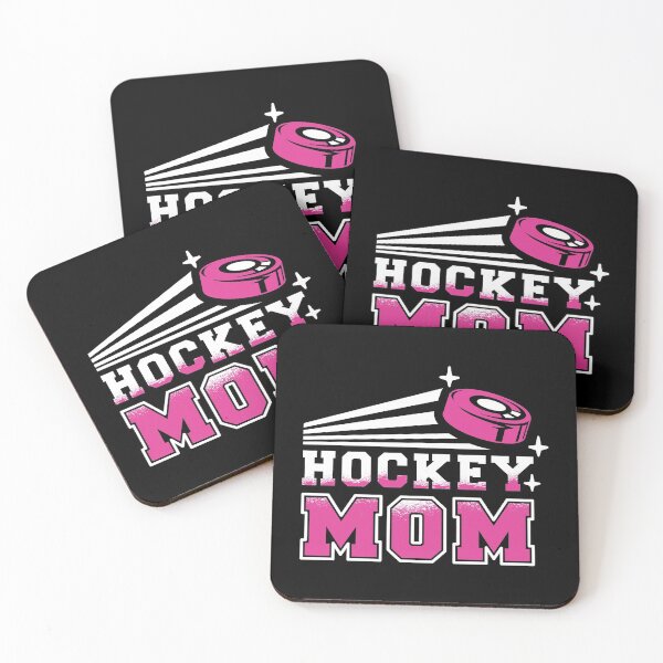Item preview, Hockey Mom Saying / Support Son Daughter Player Games Pink design designed and sold by CreatedByHeidi.