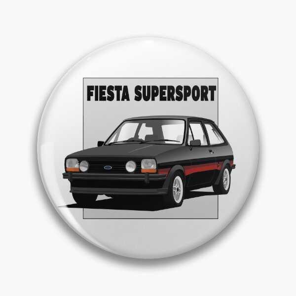 Item preview, Ford Fiesta Mk1 1300 Supersport Black designed and sold by Hamilton illustrations.