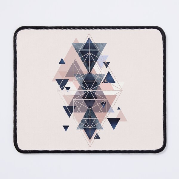 Item preview, Blush Navy Geometric designed and sold by UrbanEpiphany.