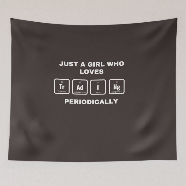 Item preview, Just a girl- Funny – Dog lover - Unique gift for stock market, crypto, options trader, forex traders and day traders  designed and sold by TradingTeesKids.