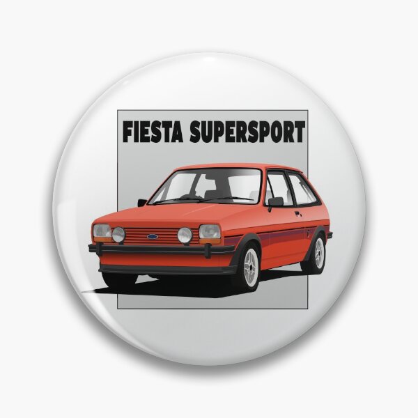 Item preview, Ford Fiesta Mk1 1300 Supersport Sunburst Red designed and sold by Hamilton illustrations.