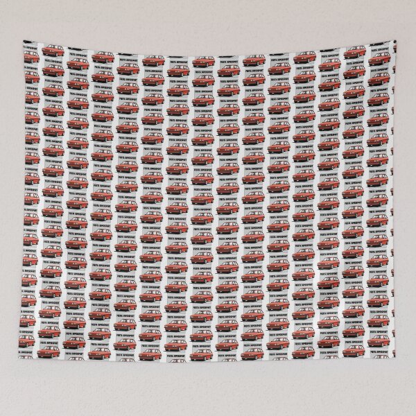 Item preview, Ford Fiesta Mk1 1300 Supersport Sunburst Red designed and sold by Hamilton illustrations.