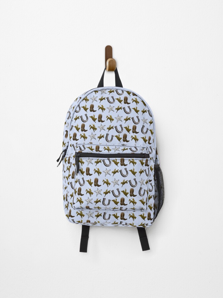 Thumbnail 1 of 3, Backpack, Old West Cowboy Rodeo Pattern designed and sold by Gravityx9.