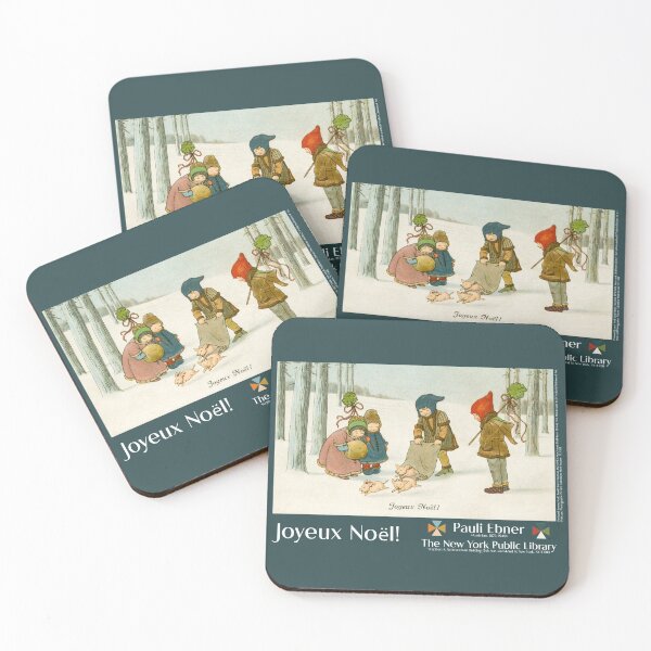Item preview, Vintage Retro Old Merry Christmas Outdoor Scenery Cheerful Kids And Swines Nostalgic Childhood Art Decor designed and sold by AesthetesLegacy.