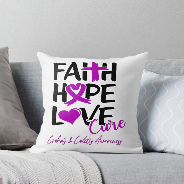 Item preview, Faith Hope Love Cure Crohn's & Colitis Awareness designed and sold by Grooffos.