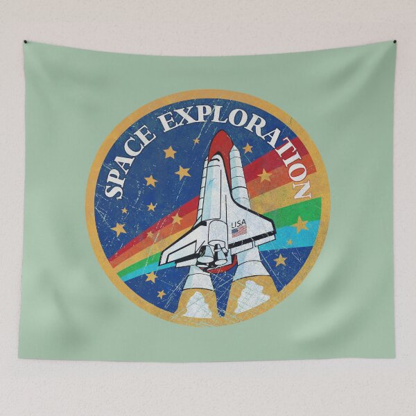 Item preview, USA Space Exploration Vintage Colors V01 designed and sold by Lidra Zehcnas.