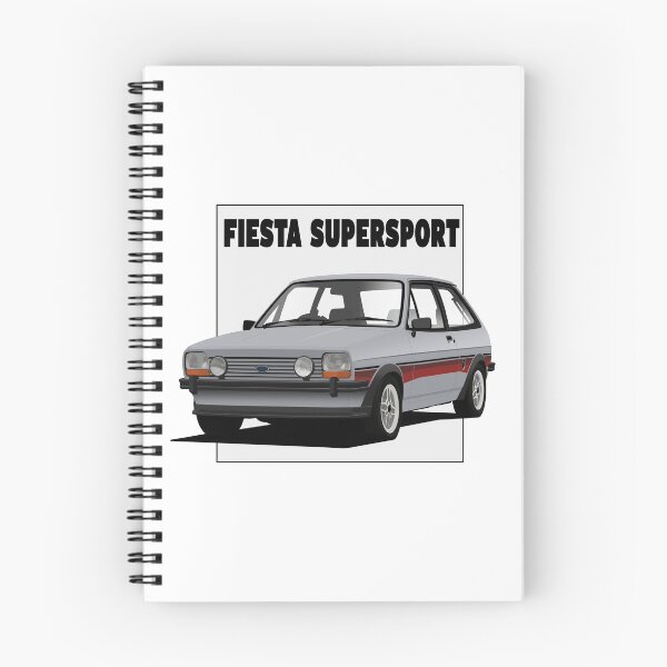 Item preview, Ford Fiesta Mk1 1300 Supersport Strato Silver designed and sold by Hamilton illustrations.