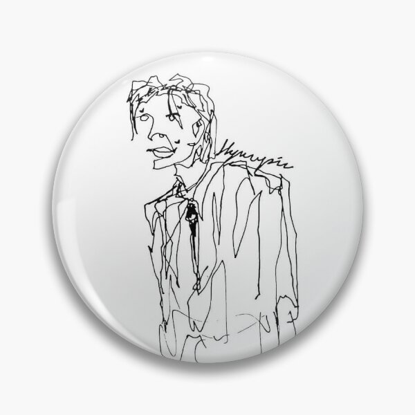 Item preview, Hyunjin Pin button designed and sold by KAIRAAY.