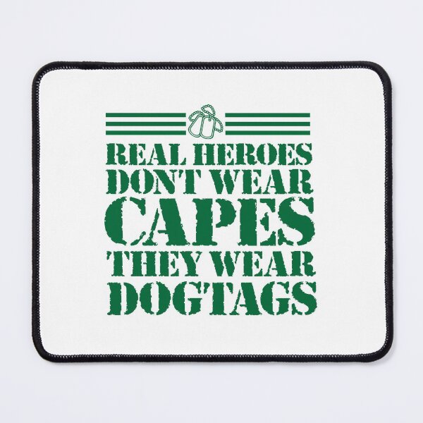 Item preview, Real Heroes Wear Dogtags designed and sold by remoteart.