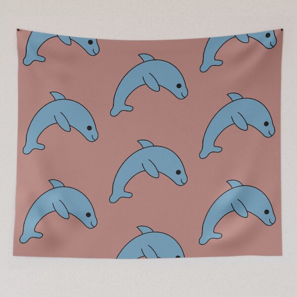 Item preview, Cute Kawaii Dolphin designed and sold by KawaiiByDice.
