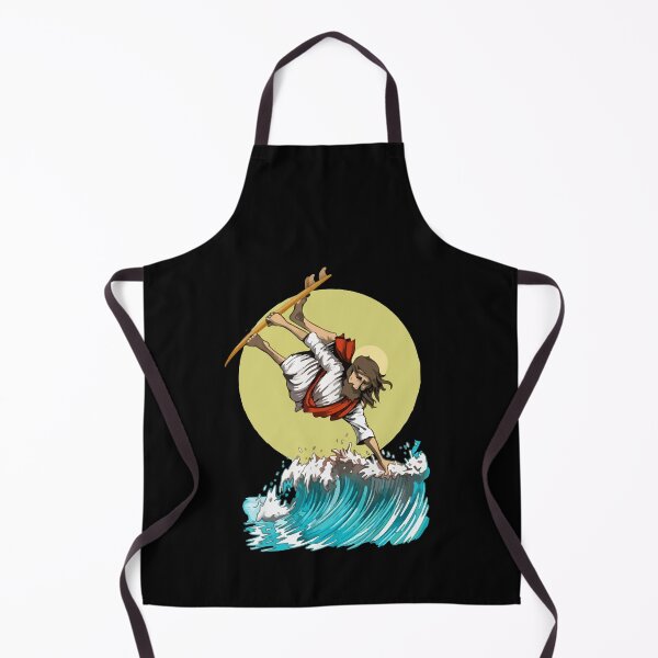Item preview, Jesus Surfing Christian Cross Funny Surfer designed and sold by Dressed For Duty.