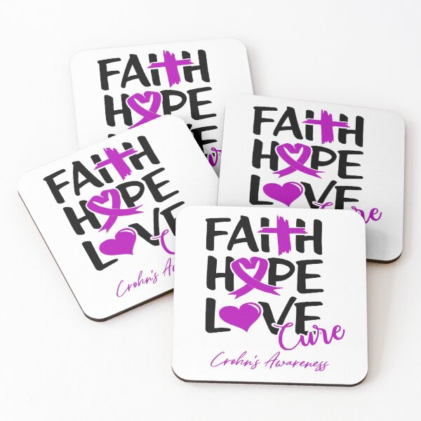 Item preview, Faith Hope Love Cure Crohn's Awareness designed and sold by Grooffos.