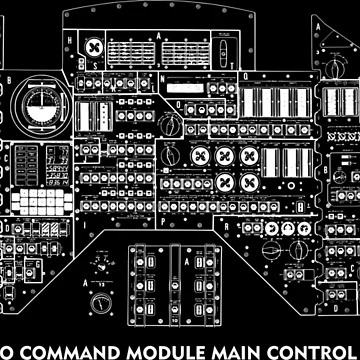 Artwork thumbnail, Apollo Command Module Panel by angelisart