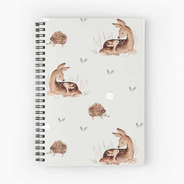 Item preview, Fawn and hedgehog designed and sold by Petit Faon Prints.