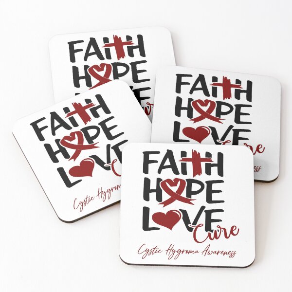 Item preview, Faith Hope Love Cure Cystic Hygroma Awareness designed and sold by Grooffos.