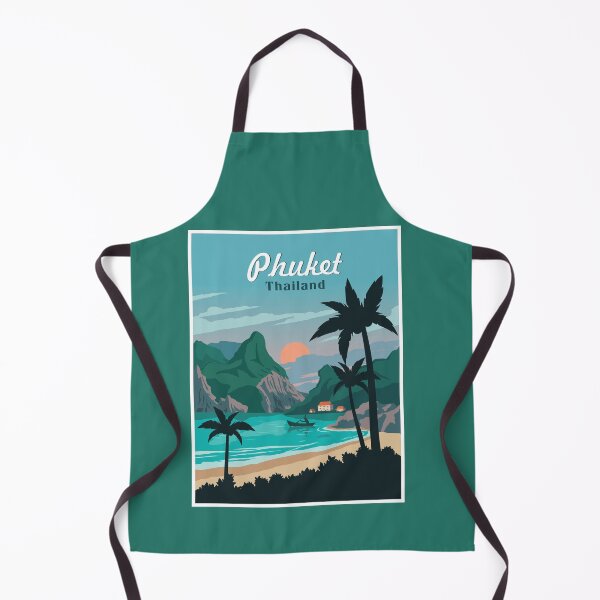 Item preview, PHUKET THAILAND : Vintage Resort Travel Advertising Print designed and sold by posterbobs.