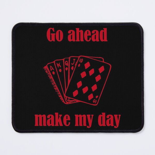 Item preview, Poker go ahead make my day cards designed and sold by Type-Design.