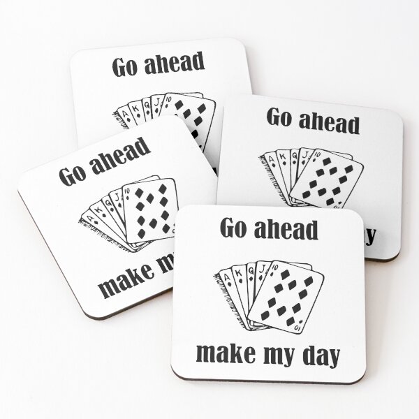 Item preview, Poker go ahead make my day cards designed and sold by Type-Design.