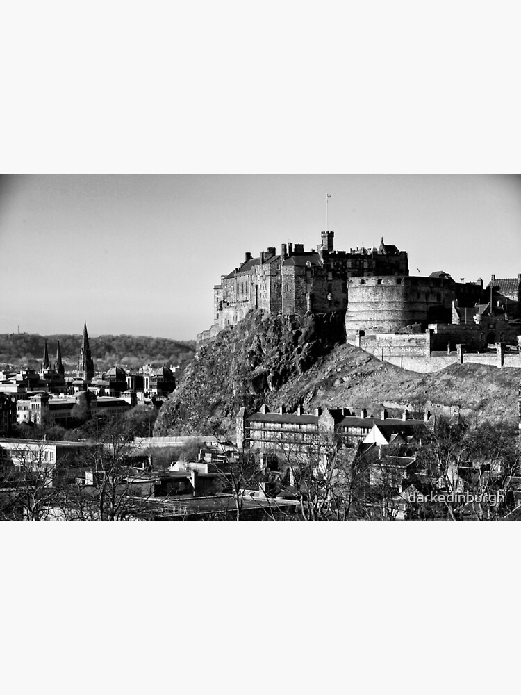 Thumbnail 3 of 3, Art Print, The Castle designed and sold by darkedinburgh.