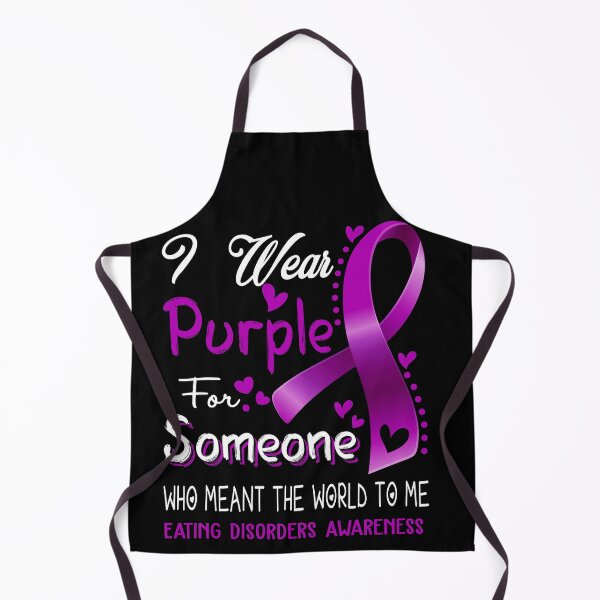 Item preview, I Wear Purple For Someone EATING DISORDERS Awareness designed and sold by Adropine.