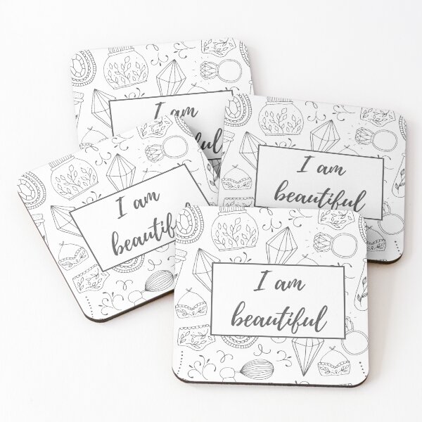 Item preview, I am beautiful- Typography designed and sold by Marianne1108.
