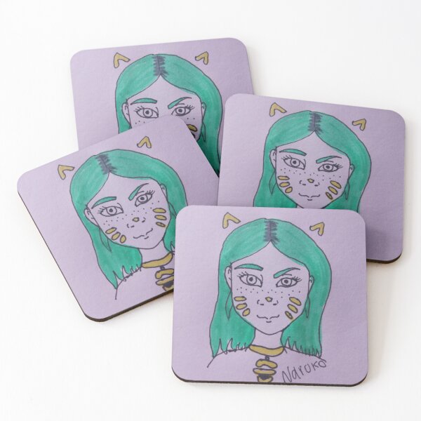 Item preview, Green girl designed and sold by Narukoart.
