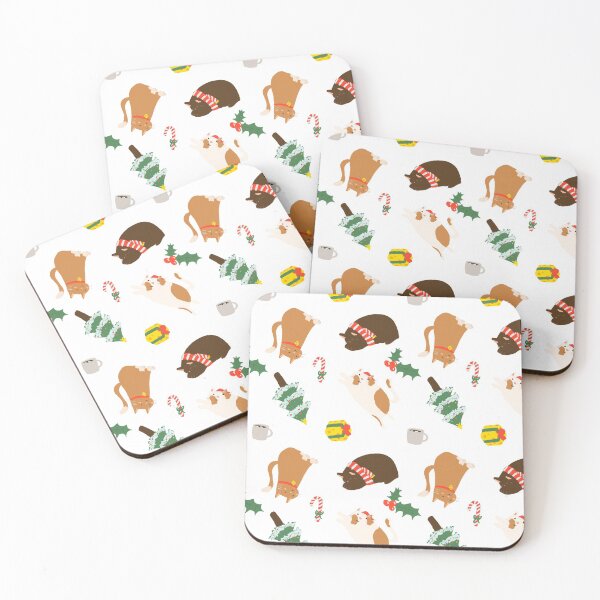Item preview, Christmas cats pattern designed and sold by BessieMoo.