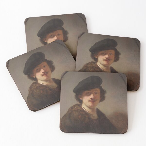 Item preview, Rembrandt van Rijn – Self-Portrait with Shaded Eyes, 1634. designed and sold by Vanité.