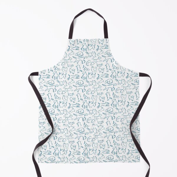 Item preview, Cute blue dog pattern designed and sold by siskikalla.