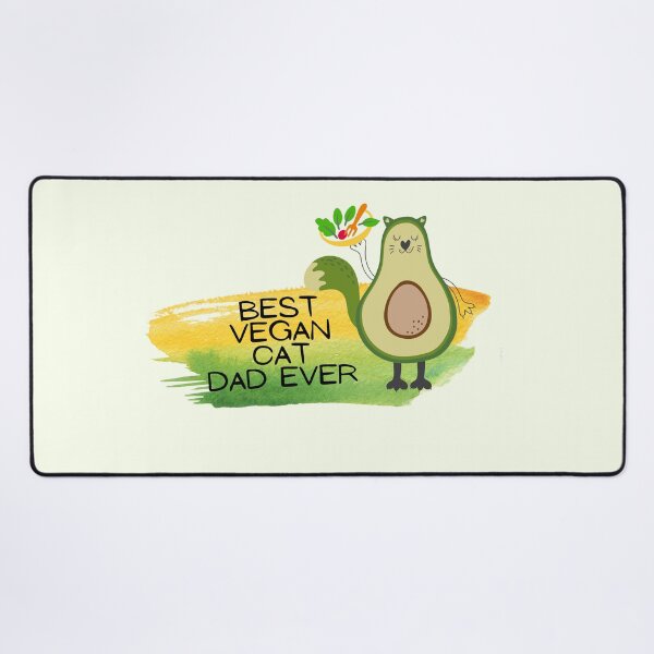 Item preview, Best Vegan Cat Dad Ever designed and sold by BYNANA80.