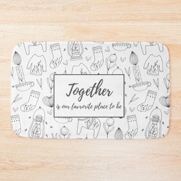 Item preview, Together is our favorite place to be - Typography designed and sold by Marianne1108.