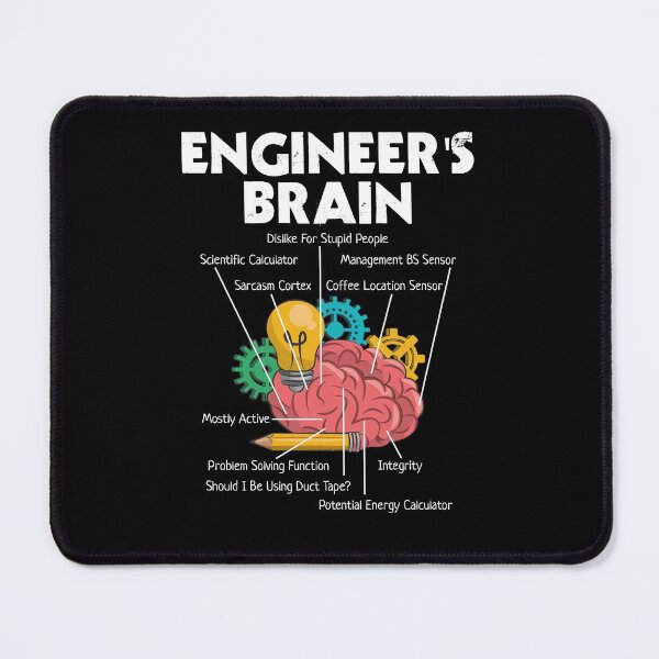 Item preview, Engineer's Brain Funny Engineering Repair Process designed and sold by Dressed For  Duty.