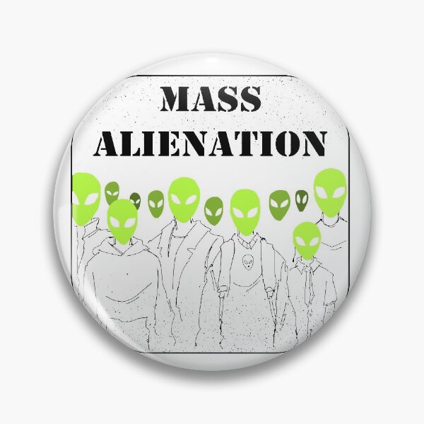 Item preview, Mass Alienation(white) designed and sold by marsh-g-sketch.
