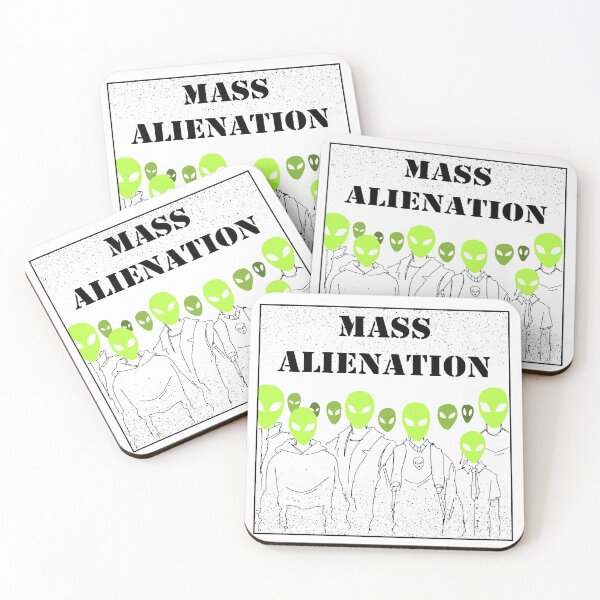 Item preview, Mass Alienation(white) designed and sold by marsh-g-sketch.