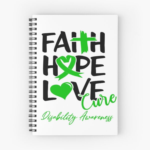 Item preview, Faith Hope Love Cure Disability Awareness designed and sold by Grooffos.