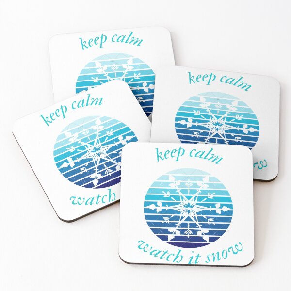 Item preview, Keep calm and watch it snow-funny snow quotes designed and sold by Alreweny.