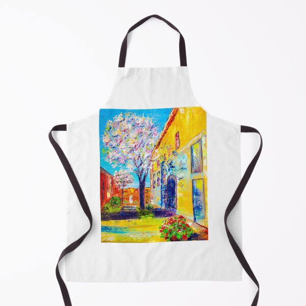 Item preview, Old city. Blooming tree designed and sold by Natalia_Shchip.