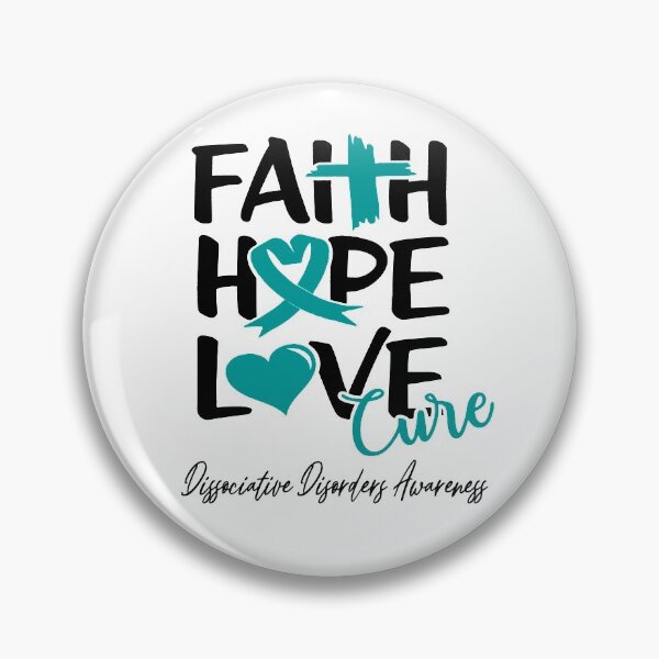Item preview, Faith Hope Love Cure Dissociative Disorders Awareness designed and sold by Grooffos.
