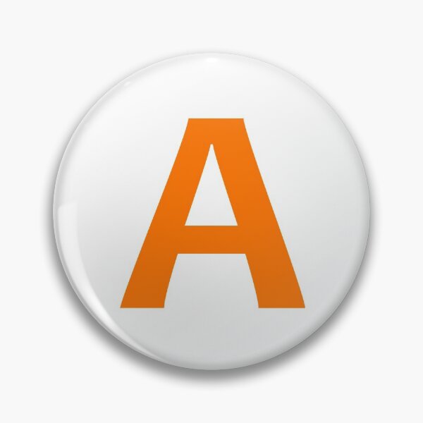 Item preview, Orange color Letter A designed and sold by WECreations.