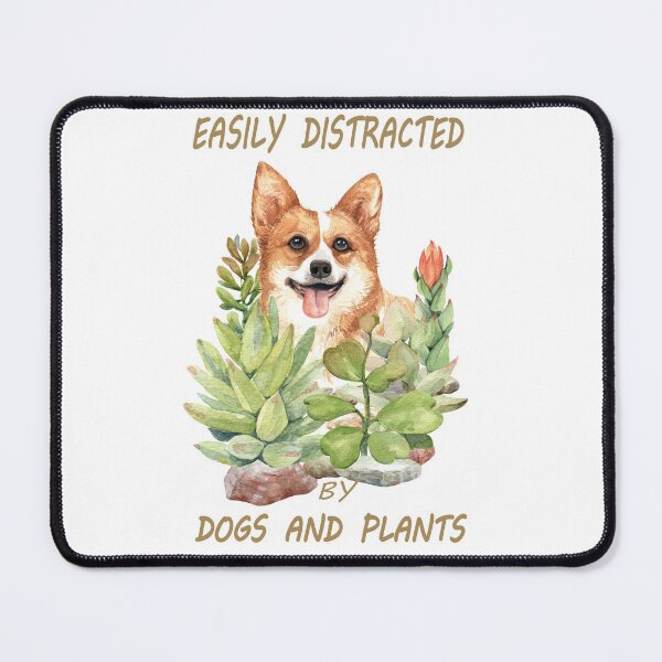 Item preview, Easily distracted by dogs and plants designed and sold by NeriaLi.